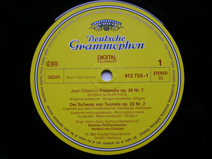 SIBELIUS: FINLANDIA / VALSE TRISTE / TAPIOLA / THE SWAN     KARAJAN / BERLIN PHILHARMONIC     413 755