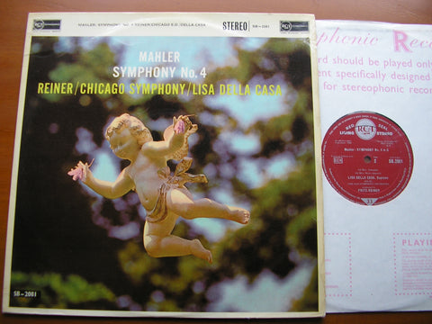 MAHLER: SYMPHONY No. 4    DELLA CASA / CHICAGO SYMPHONY / REINER    SB 2081