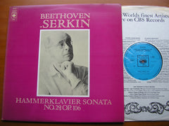 BEETHOVEN: PIANO SONATA No. 29 'Hammerklavier'     RUDOLF SERKIN    72883