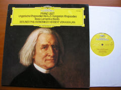 LISZT: HUNGARIAN RHAPSODIES Nos. 4 & 5 / TASSO       KARAJAN / BERLIN PHILHARMONIC    2530 698