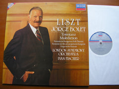 LISZT: HUNGARIAN FANTASIA / TOTENTANZ / MALEDICTION       BOLET / LONDON SYMPHONY / FISCHER      414 079