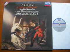 LISZT: A FAUST SYMPHONY    JERUSALEM / CHICAGO SYMPHONY / SOLTI    417 399