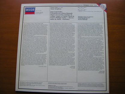 LISZT: DANTE SYMPHONY     LOPEZ - COBOS / SUISSE ROMANDE ORCHESTRA     SXDL 7542
