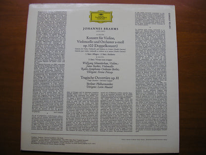 BRAHMS: DOUBLE CONCERTO   SCHNEIDERHAN / STARKER / BERLIN RADIO SYMPHONY / FRICSAY     139 126