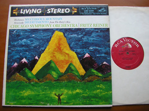 HOVHANESS: MYSTERIOUS MOUNTAIN / STRAVINSKY: DIVERTIMENTO     REINER / CHICAGO SYMPHONY     LSC 2251