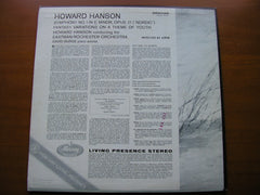 HANSON: SYMPHONY No. 1 'Nordic' / FANTASY VARIATIONS ON A THEME OF YOUTH     HANSON / EASTMAN ROCHESTER ORCHESTRA    SR 90165