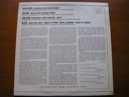 LYRITA LOLLIPOPS: ORCHESTRAL MUSIC BY BENJAMIN / BLISS / WALTON / DELIUS   SRCS 47