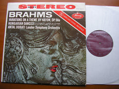 BRAHMS: HAYDN VARIATIONS / HUNGARIAN DANCES Nos. 1 /2 / 5 / 6 / 7 / 11 / 21    DORATI / LONDON SYMPHONY     SR 90154