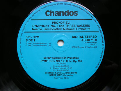 PROKOFIEV: SYMPHONY No. 5 / WALTZ SUITE     JARVI / SCOTTISH NATIONAL ORCHESTRA     ABRD 1160