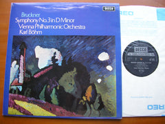 BRUCKNER: SYMPHONY No. 3     BOHM / VIENNA PHILHARMONIC   SXL 6505