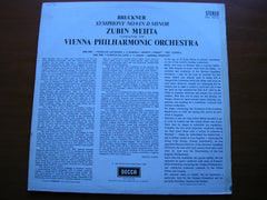 BRUCKNER: SYMPHONY No. 9    MEHTA / VIENNA PHILHARMONIC    SXL 6202