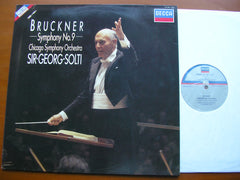 BRUCKNER: SYMPHONY No. 9    SIR GEORG SOLTI / CHICAGO SYMPHONY    417 295