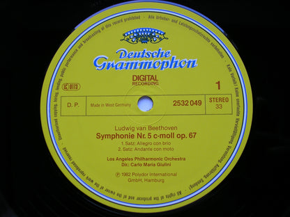BEETHOVEN: SYMPHONY No. 5     GIULINI / LOS ANGELES PHILHARMONIC    2532 049