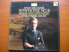 BRUCKNER: SYMPHONY No. 8      GIULINI / VIENNA PHILHARMONIC   2 LP     415 124