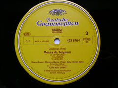 VERDI: REQUIEM    SWEET / QUIVAR / COLE / ESTES / BERLIN PHILHARMONIC ORCHESTRA / GIULINI   2LP    423 674