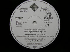 BOCCHERINI: SIX SYMPHONIES Op. 35      BOLOGNA PHILHARMONIC / EPHRIKIAN    3LP    SKH 24 T 1-3