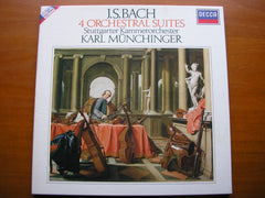 BACH: ORCHESTRAL SUITES   MUNCHINGER / STUTTGART CHAMBER ORCHESTRA    2LP    414 505