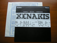 XENAKIS: SYNPHAI / AROURA / ANTIKHTHON     GEOFFREY MADGE / NEW PHILHARMONIA / HOWARTH     HEAD 13