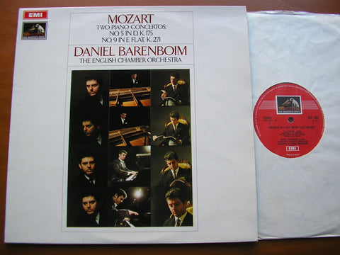 MOZART: PIANO CONCERTOS Nos. 5 & 9      BARENBOIM / ENGLISH CHAMBER ORCHESTRA       ASD 2484