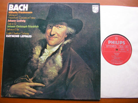 JCF BACH / JL BACH / WF BACH: ORCHESTRAL MUSIC BY THE SONS OF BACH     LEPPARD / ENGLISH CHAMBER ORCHESTRA    6500 071