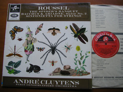 ROUSSEL: THE SPIDER'S BANQUET / SINFONIETTA / BACCHUS & ARIADNE Suite No. 2     CLUYTENS / PARIS CONSERVATOIRE    SAX 2562