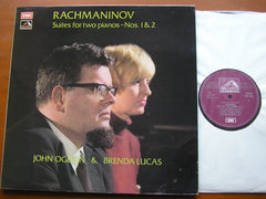 RACHMANINOV: SUITES FOR TWO PIANOS Nos. 1 & 2      JOHN OGDON / BRENDA LUCAS     HQS 1340