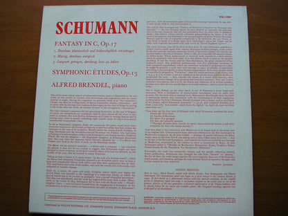 SCHUMANN: FANTASY in C Op. 17 / SYMPHONIC ETUDES Op. 13      ALFRED BRENDEL    VSL 11069