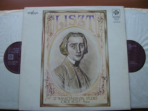 LISZT: 12 TRANSCENDENTAL STUDIES     JORGE BOLET      NELD 701