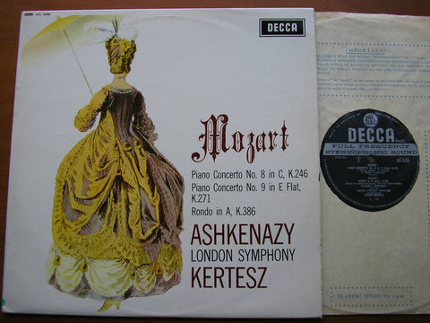 MOZART: PIANO CONCERTOS Nos. 8 & 9       ASHKENAZY / LONDON SYMPHONY / KERTESZ     SXL 6259