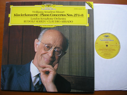 MOZART: PIANO CONCERTOS Nos. 8 & 27      SERKIN / LONDON SYMPHONY / ABBADO    410 035