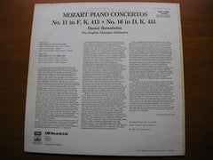 MOZART: PIANO CONCERTOS Nos. 11 & 16    BARENBOIM / ENGLISH CHAMBER ORCHESTRA    ASD 2999