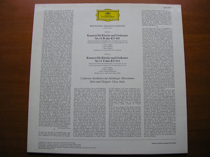 MOZART: PIANO CONCERTOS Nos. 11 & 15       GEZA ANDA / CAMERATA ACADEMICA DES SALZBURGER MOZARTEUMS       139 393
