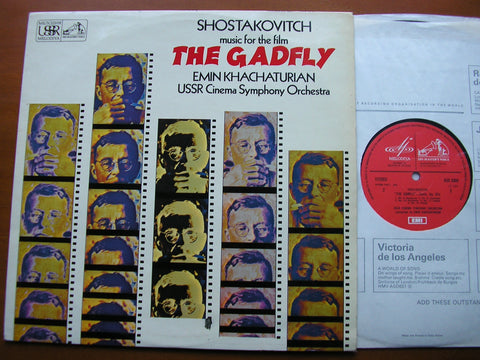 SHOSTAKOVICH: THE GADFLY      EMIN KHACHATURIAN / USSR CINEMA SYMPHONY   ASD 3309