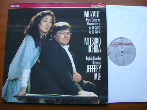 MOZART: PIANO CONCERTOS Nos. 11 & 12       UCHIDA / ENGLISH CHAMBER ORCHESTRA / JEFFREY TATE     422 458