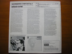 SHOSTAKOVICH: SYMPHONY No. 4      BERNARD HAITINK / LONDON PHILHARMONIC     SXL 6927