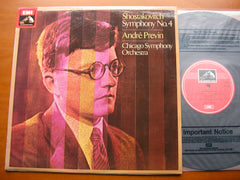 SHOSTAKOVICH: SYMPHONY No. 4     PREVIN / CHICAGO SYMPHONY    ASD 3440