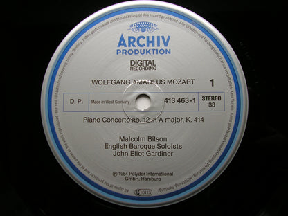 MOZART: PIANO CONCERTOS Nos. 12 & 14      BILSON / ENGLISH BAROQUE SOLOISTS / GARDINER     413 463