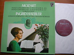 MOZART: PIANO CONCERTOS Nos. 12 & 26 'Coronation'        HAEBLER / LONDON SYMPHONY / ROWICKI     SAL 3753