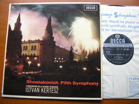 SHOSTAKOVICH: SYMPHONY No. 5     KERTESZ / SUISSE ROMANDE ORCHESTRA     SXL 6018