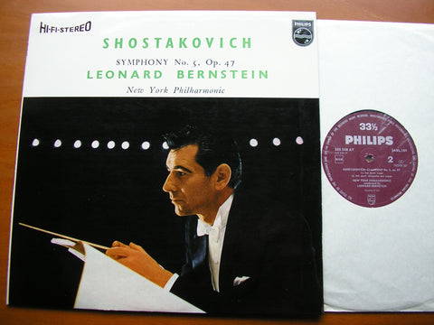 SHOSTAKOVICH: SYMPHONY No. 5     BERNSTEIN / NEW YORK PHILHARMONIC     SABL 164