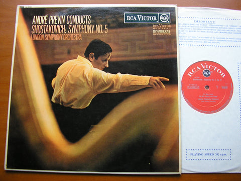 SHOSTAKOVICH: SYMPHONY No. 5      ANDRE PREVIN / LONDON SYMPHONY    SB 6651