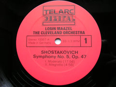 SHOSTAKOVICH: SYMPHONY No. 5     LORIN MAAZEL / CLEVELAND ORCHESTRA      DG-100067