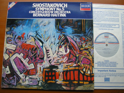 SHOSTAKOVICH: SYMPHONY No. 5      HAITINK / CONCERTGEBOUW ORCHESTRA     SXDL 7551