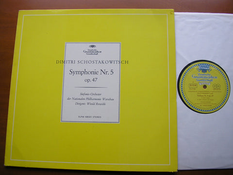 SHOSTAKOVICH: SYMPHONY No. 5     ROWICKI / WARSAW SYMPHONY ORCHESTRA     138 031