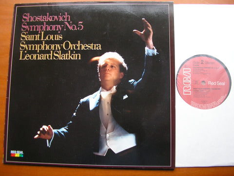 SHOSTAKOVICH: SYMPHONY No. 5      LEONARD SLATKIN / SAINT LOUIS SYMPHONY      RL 85608