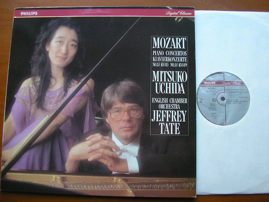 MOZART: PIANO CONCERTOS Nos. 13 & 14      UCHIDA / ENGLISH CHAMBER ORCHESTRA / JEFFREY TATE      422 359