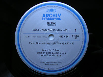 MOZART: PIANO CONCERTOS Nos. 13 & 15     BILSON / ENGLISH BAROQUE SOLOISTS / GARDINER     413 464