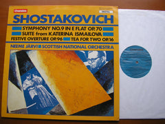 SHOSTAKOVICH: SYMPHONY No. 9 / KATERINA ISMAILOVA Suite / FESTIVE OVERTURE    JARVI / SCOTTISH NATIONAL ORCHESTRA    ABRD 1279