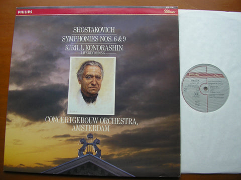 SHOSTAKOVICH: SYMPHONIES Nos. 6  &  9      KONDRASHIN / CONCERTGEBOUW ORCHESTRA     412 073