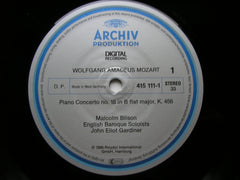 MOZART: PIANO CONCERTOS Nos. 18 & 19     BILSON / ENGLISH BAROQUE SOLOISTS / GARDINER     415 111